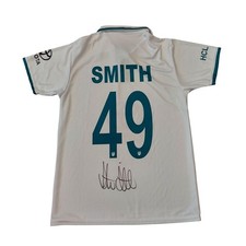 STEVE SMITH SIGNED AUSTRALIA TEST CRICKET SHIRT *PHOTO PROOF*