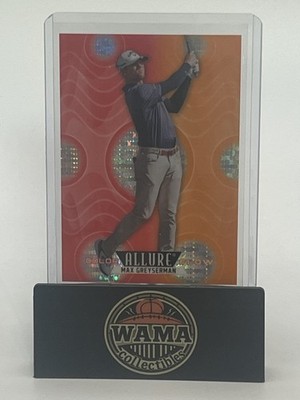 2026 UD Allure Golf Max Greyserman Color Flow Spectrum Red-Orange /199