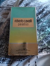 Roberto Cavalli Paradiso Azzurro Eau de Parfum 75ml Spray Brand New In Tatty Box