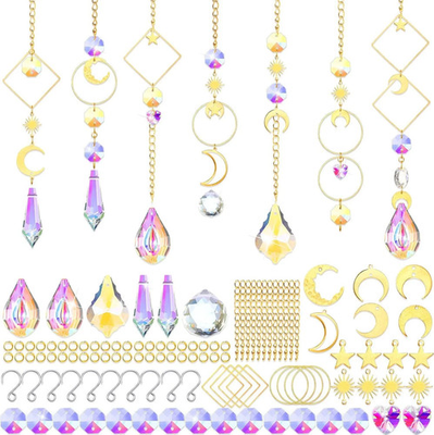 #ad Yinkin 355 Pcs DIY Suncatcher Kits for Adults Colorful Crystal Sun Gold $16.80