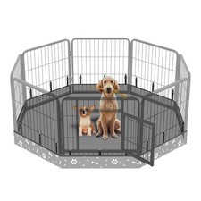 Dog Playpen Bottom Pad Fits for 24 Inch 8 Panels Metal Exercise Pet Playpen, ...