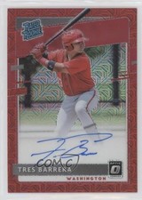 2020 Panini Donruss Optic Red Mojo Prizm /99 Tres Barrera #RRS-TB Auto 1u4