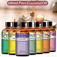 100ML Pure Premium Essential Oils -for Diffuser, Aromatherapy,Hair  Skin Care