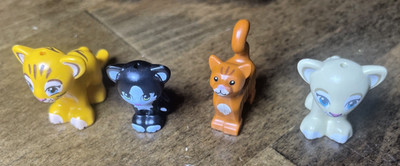 LEGO Animal Lot  Lion, Tiger Cubs and Cats
