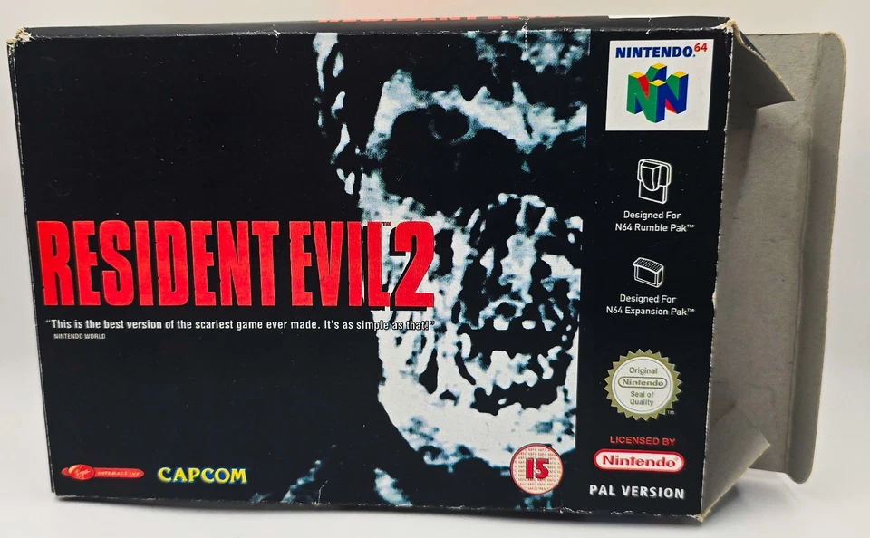 Resident Evil 2 | Nintendo 64 N64 Game | Complete Boxed Manual | VGC Tested PAL - Image 4 of 4