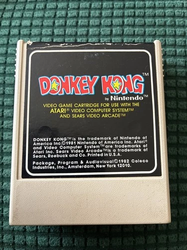 Donkey Kong by Nintendo (Atari 2600) 1982 Coleco Industries Inc.  Tested