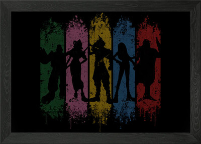 SHADOWS OF AVALANCHE Gerahmtes Wandbild Poster Leinwanddruck Bild