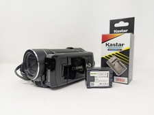 Canon VIXIA HF10 HD Built-In 16GBMem Camcorder w/ New Battery And Charger