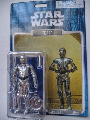 Star Wars Disney Parks 2024 Droid Factory Depot TC-14 Actionfigur Neu