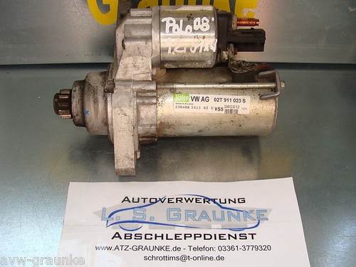 ANLASSER VW Polo 9N Bj.08 1,2i 51kw 02T911023S