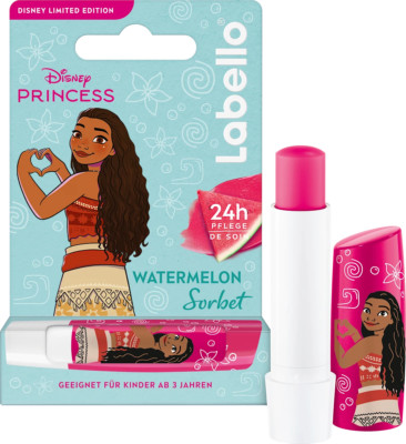 Labello Princess series MOANA Watermelon Sorbet  lip balm/chapstick FREE SHIP