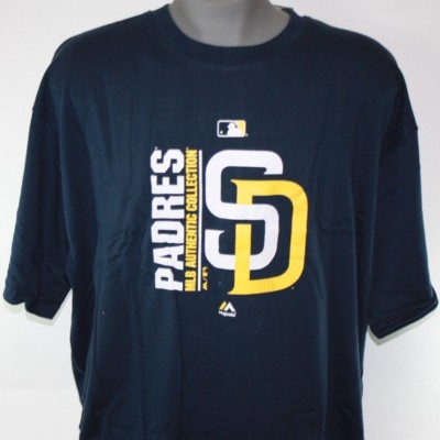 Mens Majestic MLB San Diego Padres Authentic Collection Baseball Tee T-Shirt