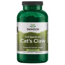 Swanson Cat's Claw 500mg 250 Capsules, Immune System, Joint Support,