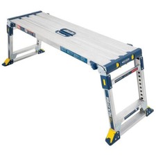 Werner 79023 Verstellbare Pro Arbeitsb&uuml;hne Work & Access, Silber, Einheitsgr&ouml;&szlig;e