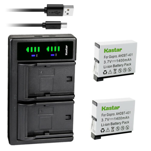 Kastar Battery LTD2 Charger for GoPro Hero 4 GoPro HERO4 Black Sport Camera - Picture 9 of 11