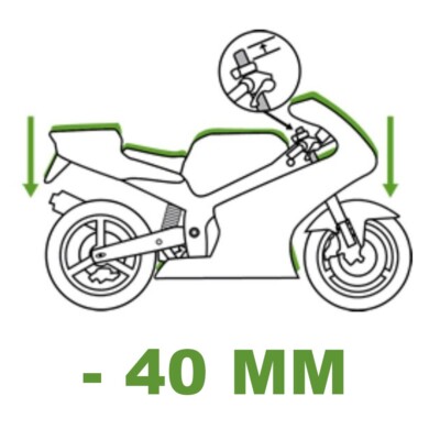 KIT ABBASSAMENTO MOTO 40 MM [METISSE] HONDA FMX 650 (2005-2006 - Main Image