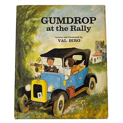 Gumdrop at the Rally Hardcover Val Biro Old Car Racing Childrens Picture Book