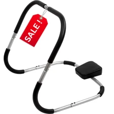 AB Trainer Abdominal Machine Exercise Crunch Roller Workout Exerciser, Black