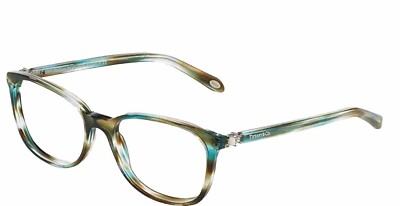 TIFFANY & CO TF 2109-H-B 8124 51-17-140 BLUE BROWN MARBLE EYEGLASSES 180W TIFFANY & CO TF 2109-H-B 8124 51-17-140 BLUE BROWN MARBLE  main image 4