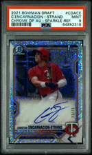 2021 Bowman Draft Chrome Draft Pick Auto /71 Sparkle Refractor PSA 9