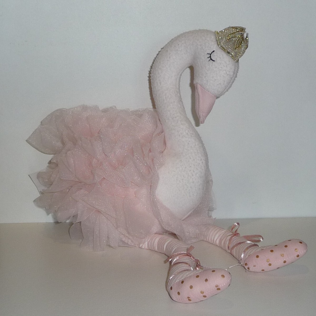 Achat Cygne - 24 cm (hauteur) - Mots clés : oiseau, animal aquatique, peluche, peluche, peluche, peluche en gros