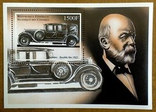VINTAGE CLASSICS - Komory 1999 - Klasyczne samochody, Daimler - Arkusz pamiątkowy - MNH