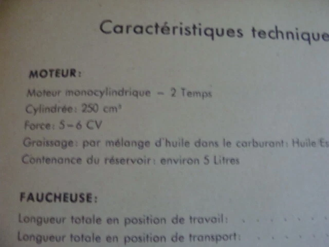 Manuale Fahr motofalciatrice motore Jlo Triumph macchine agricole - Immagine 3 di 4