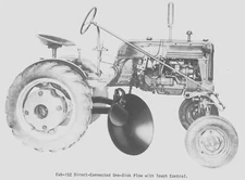 McCormick CUB-152 Manual Farmall Cub Belly Mid Mount Disc Turning Plow IH