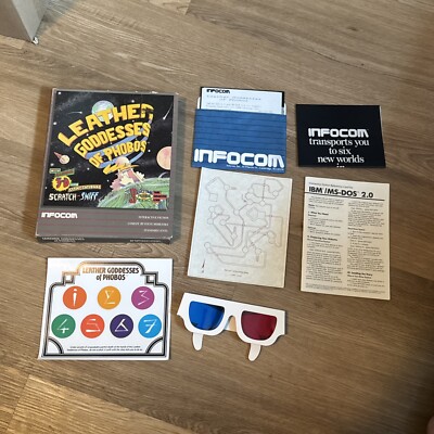 Leather Goddesses Of Phobos IBM Infocom computer game 100% Complete