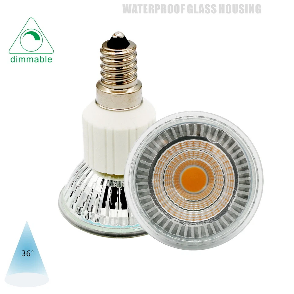 5 pack Led Spot Lamp Bulb JDR E26 5W 110V-130V Dimmable,Replace 35W Halogen Bulb - Image 4 of 4