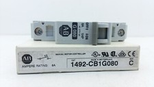 ALLEN BRADLEY 1492-CB1G080 CIRCUIT BREAKER 8 AMP 1 POLE 277 VAC DIN RAIL NIB