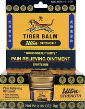 Tiger Balm Ultra Strength  Sports Rub Ointment Pain Relief 0.35 oz 10g - 1/2026