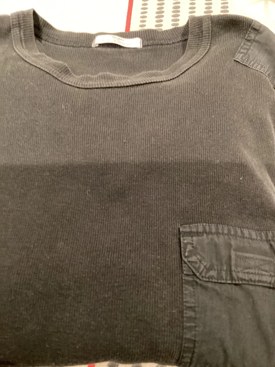 St Michaels for M S Mens sweatshirt with front pocket. Black. Size L