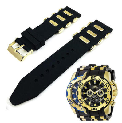 Rubber Bullets Watch Band Strap Fits Invicta Pro SCUBA Diver 50mm 22340 #4060