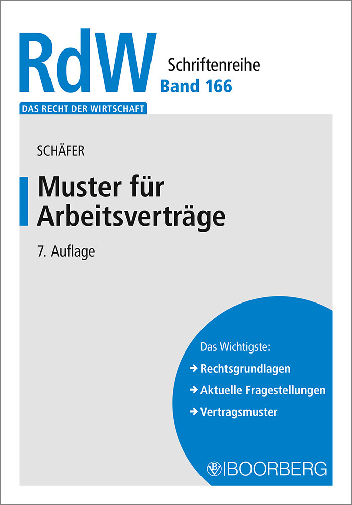 Thumbnail - Muster Für Arbeitsverträge | Gerd Schäfer | Buch | Deutsch | 2021