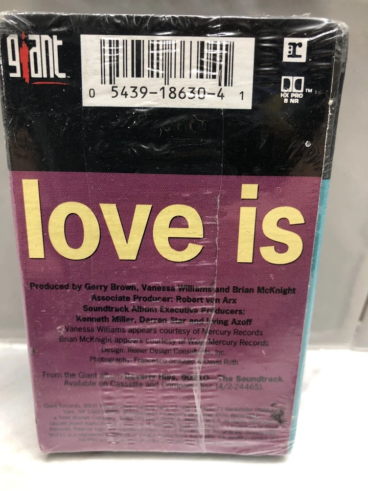 Vanessa Williams / Brian McKnight - Love Is Cassette Single SEALED 90210 - Image 2 of 2