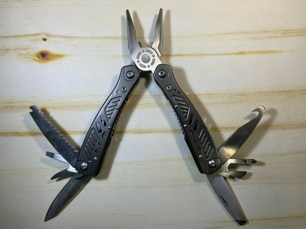 15-in-1 Multi-Tool for Hiking Biking Camping Fishing and Work