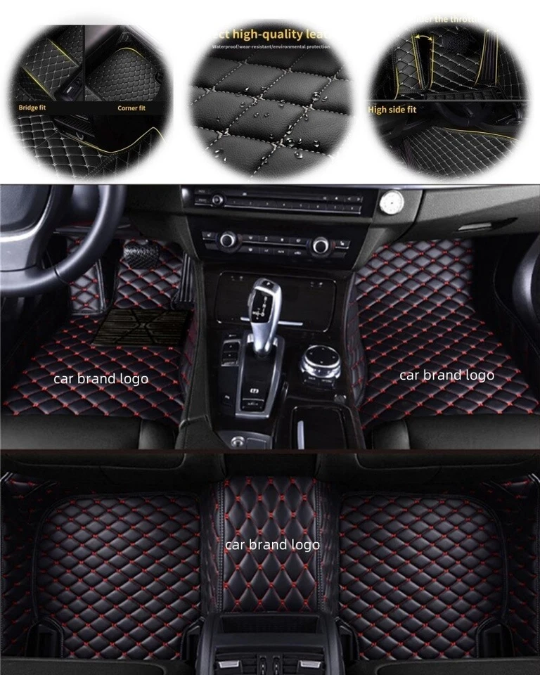 Car Floor Mats Fit for Chevrolet All Models Waterproof Liner Mats Luxury Custom Foto 2 de 4