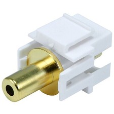 3.5mm Keystone Coupler AUX Jacks For Stereo Audio Cable Female to Female F/F