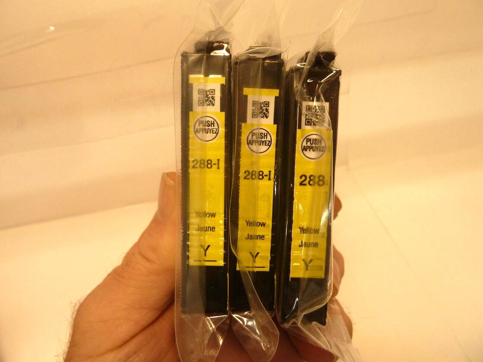 Epson 288 Ink Set of 3 Yellow NEW OEM Sealed Genuine 288i XP 330 340 ...