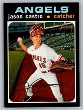 2020 Topps Heritage  Baseball #627 Jason Castro  Los Angeles Angels