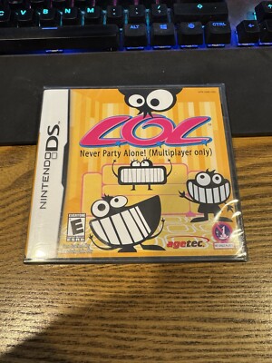 Brand New/Sealed LOL: Never Party Alone (Nintendo DS, 2008) - Free Shipping!