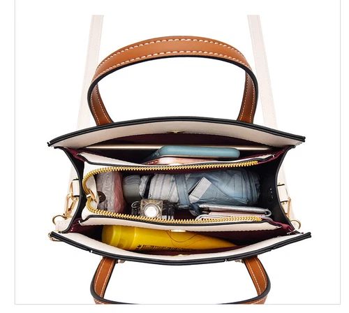 Bolsos de mano de cuero sintético para mujer Bandolera Cartera de hombro Cartera Bolso de mano - Imagen 3 de 22