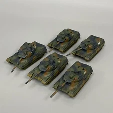 5 LEOPARD 1 TANKS ARMOUR PLASTIC SOLDIER COMPANY 15MM TEAM YANKEE FLAMES OF WAR