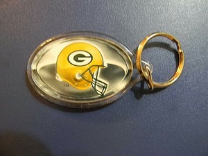 Nfl Green Bay Packers Keychain Miller Lite On Reverse Side Ebay