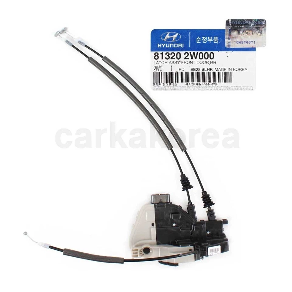 Actuador de cerradura de puerta delantera izquierda derecha genuino 2EA para HYUNDAI Santa Fe 2013-2018 Foto 3 de 4