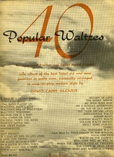 40 Popular Waltzes for Hammond Pre-Set & Spinet Model Organs - David Carr Glover