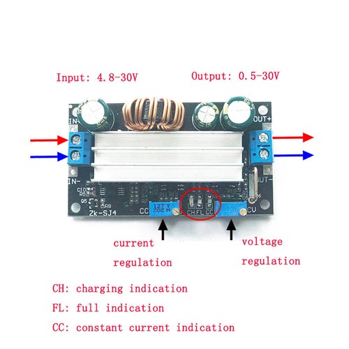 DC-DC 4A Boost Converter 4.8/5.5-30V to 0.5-30V Step Up Power Supply Module - Picture 12 of 16