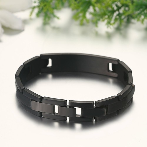 Mens Stainless Steel Cross English Bible Lords Prayer Bangle Bracelet Wristband - Picture 17 of 18