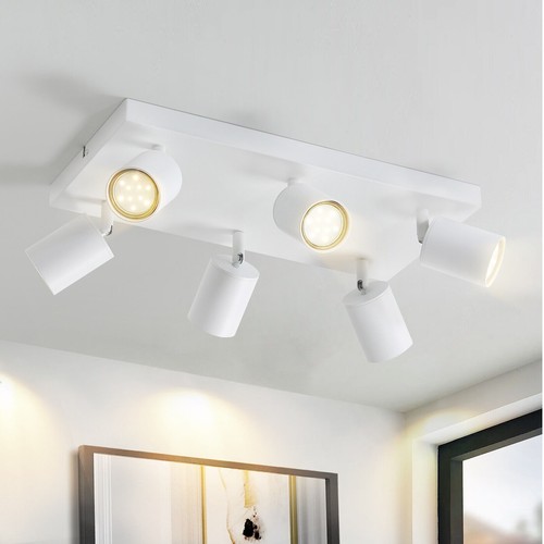 Deckenleuchte LED Decken- Wand-Lampe Spot Strahler GU10 Büro Flurlampe Leuchte - Bild 12 von 24